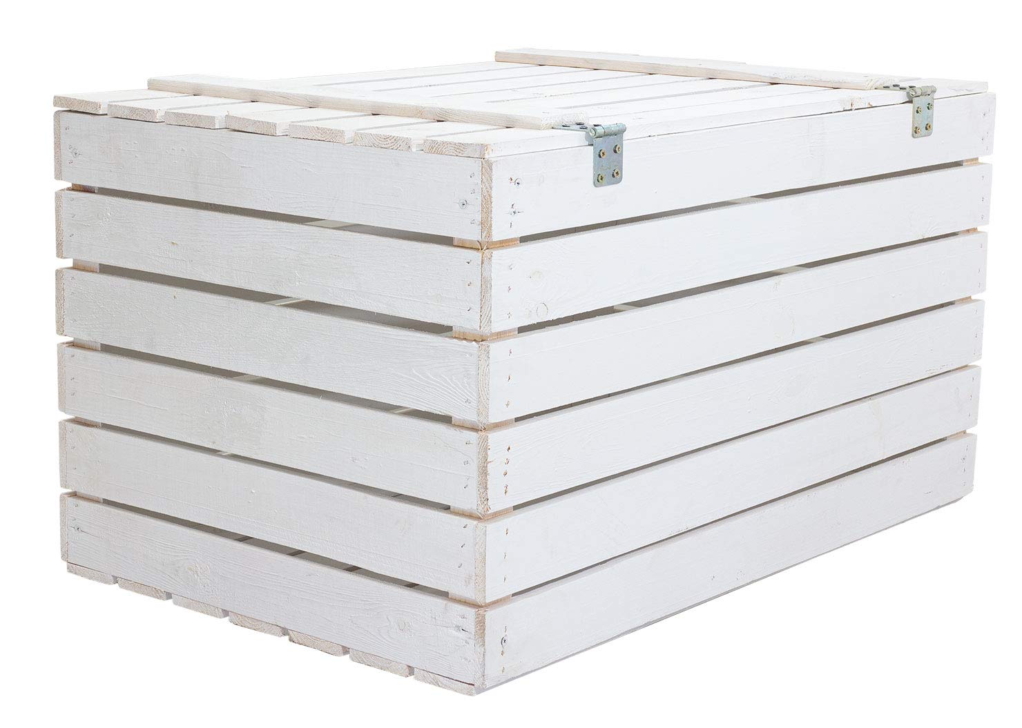 Große Holztruhe 80er mit Deckel 80x50x39cm Hochzeit Schatztruhe Spielzeugkiste Garten Truhe Bank Stauraum Sitztruhe Sitzbank Aufbewahrungstruhe mit großer Kapazität Flur, Schlafzimmer, Wohnzimmer