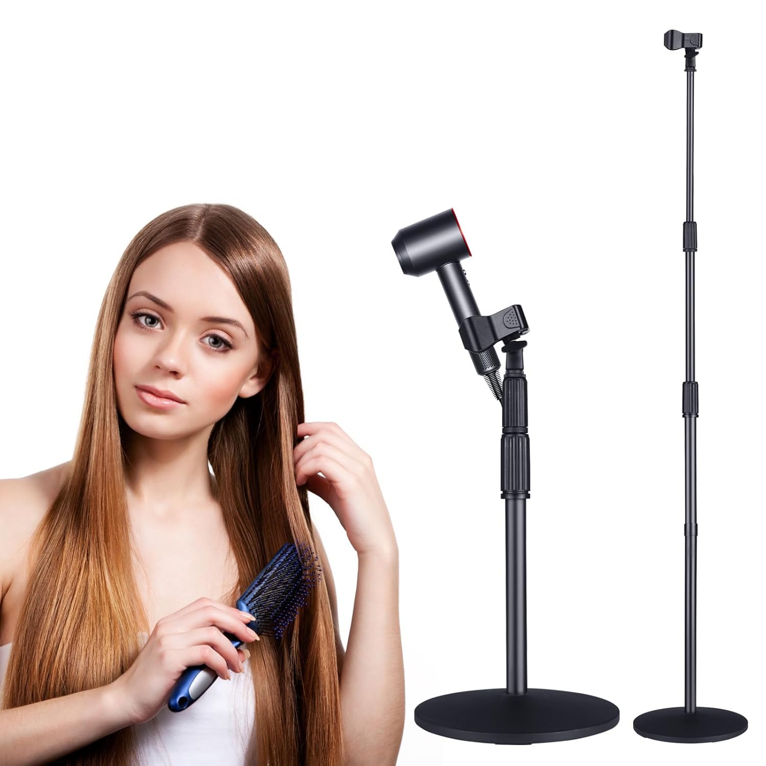 TAYUQEE Hands Free 180° Rotatable Hair Dryer Stand, Kuwait