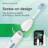 Vista 2 de Brushmo e-Series - Cabezales de repuesto sensibles para cepillos de dientes, compatibles con Philips Sonicare - Mangos de cepillo de dientes