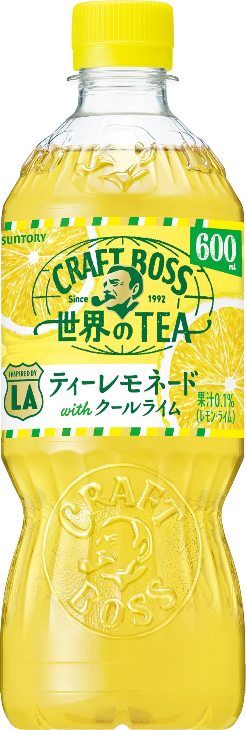 くじら　レモンボトル×3本 BOSS(ボス) サントリー ボス クラフトボス ティーレモネード 600ml×24本