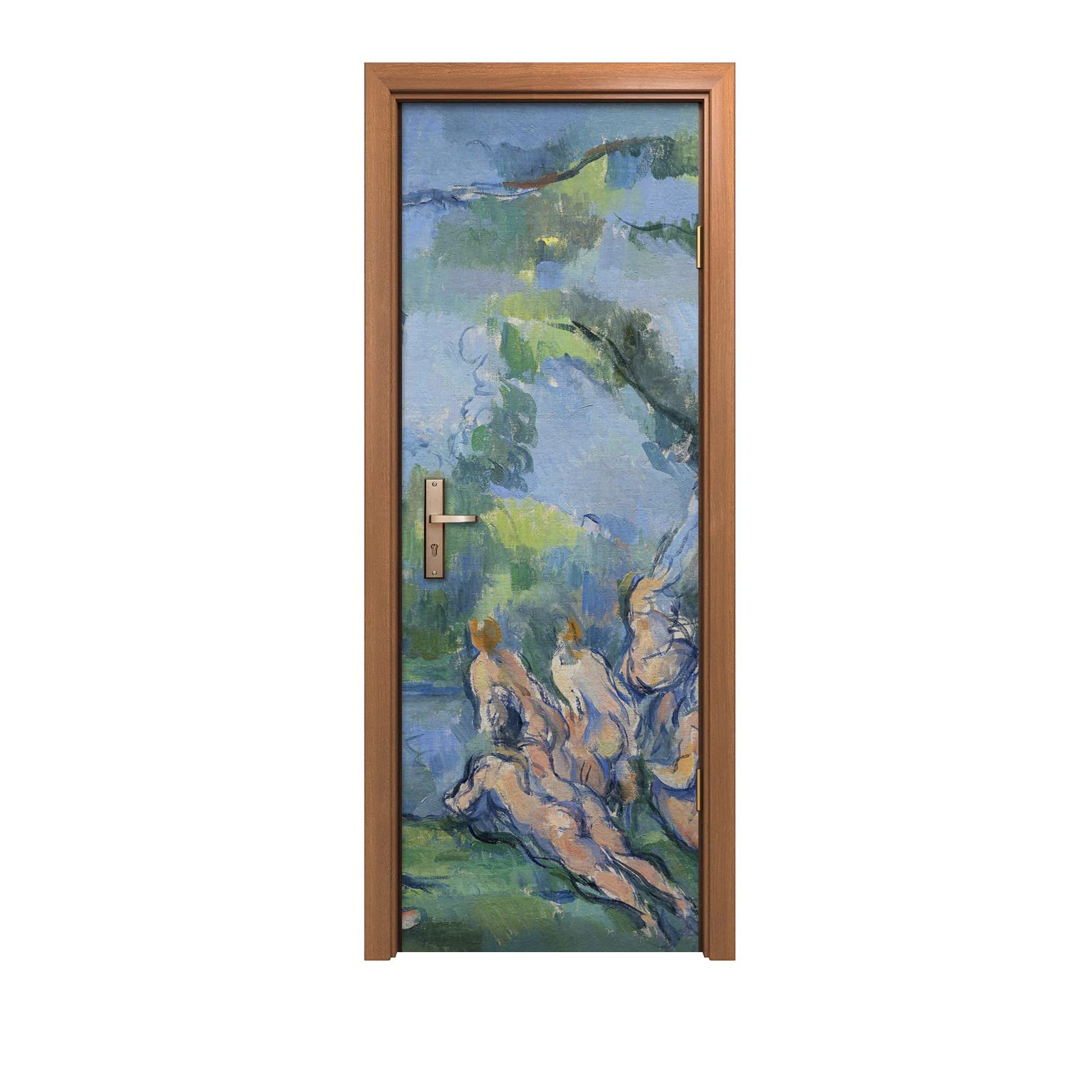 Autocollant de porte Cézanne pour sublimer un salon avec une décoration design