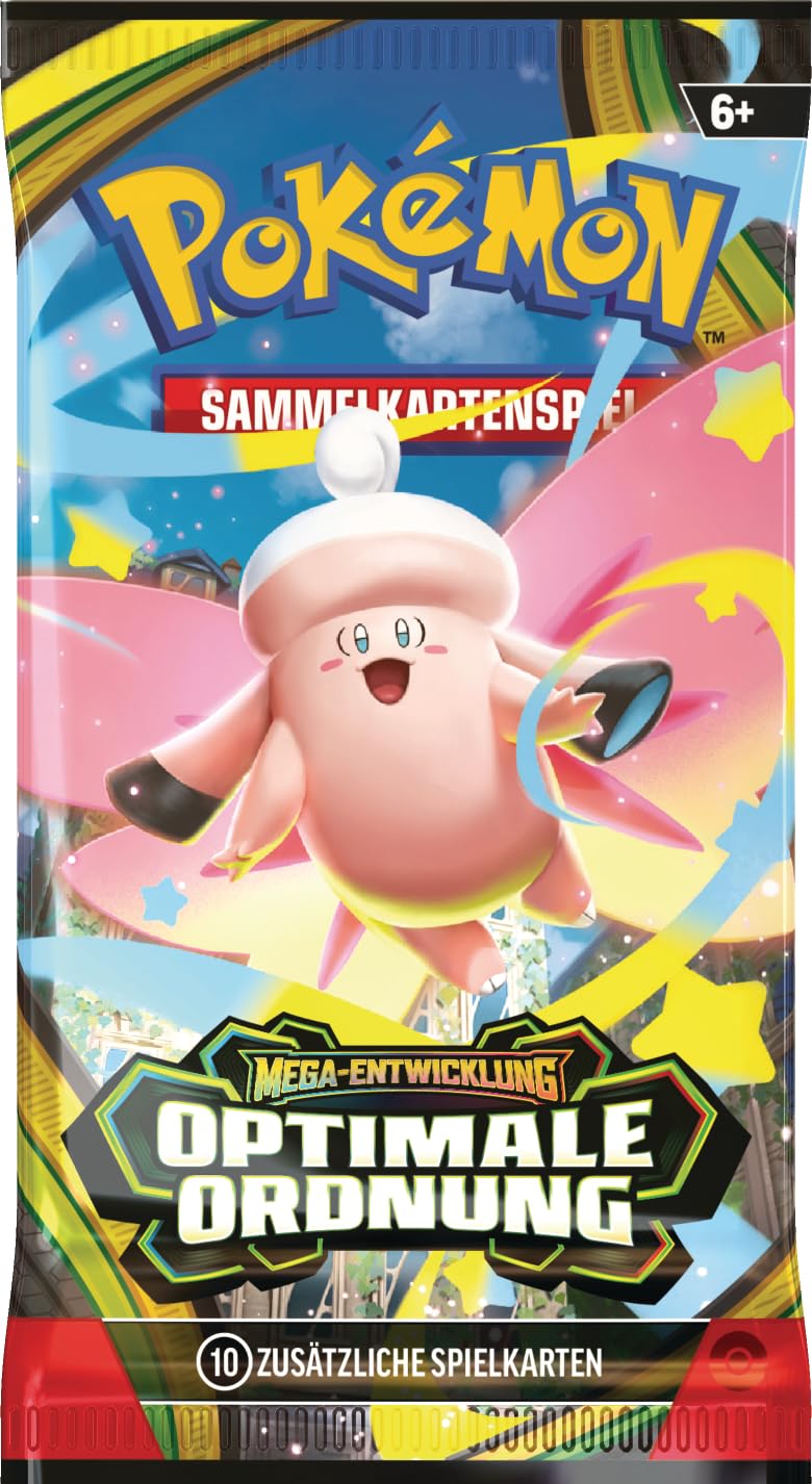 Pokémon-Sammelkartenspiel: Boosterpack-Display Mega-Entwicklung – Optimale Ordnung (enthält 18 Boosterpacks)