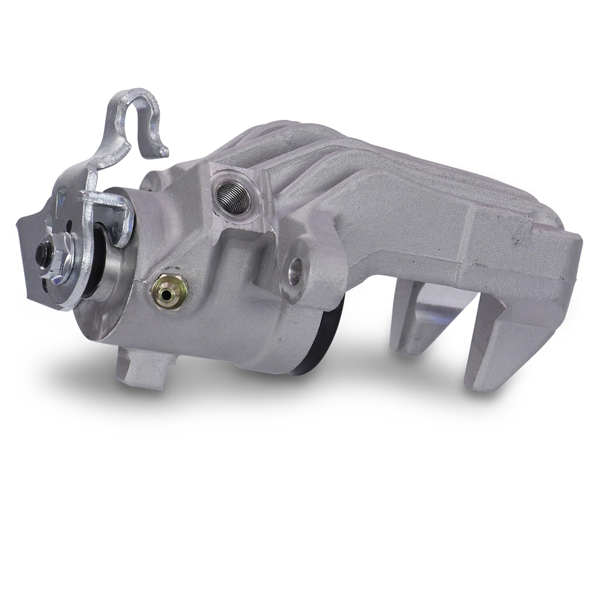 ATEC GERMANY 1x Pinza de freno trasera izquierda sin soporte, compatible con AUDI A3, TT, SEAT CORDOBA, IBIZA, LEON, TOLEDO, SKODA FABIA 1, FABIA 2, ROOMSTER, VW GOLF 4, NEW BEETLE, POLO,