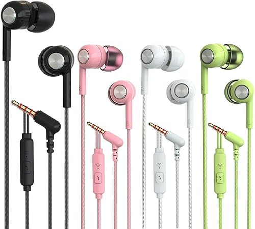 Auriculares S32, potente sonido impulsado por graves, controladores grandes de 0.472 in, diseño ergonómico con control remoto y micrófono (negro,