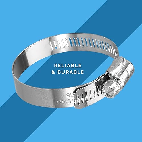 Miniatura 3 de Caja de 10 abrazaderas para manguera KE36BX, de Koehler Enterprises, Plateado