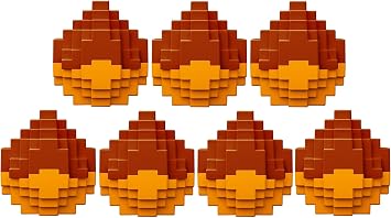 Minecraft Mini Figure Spawn Egg, Complete Set of 7, Surprise Egg, Ages 6+ HXT64-956F
