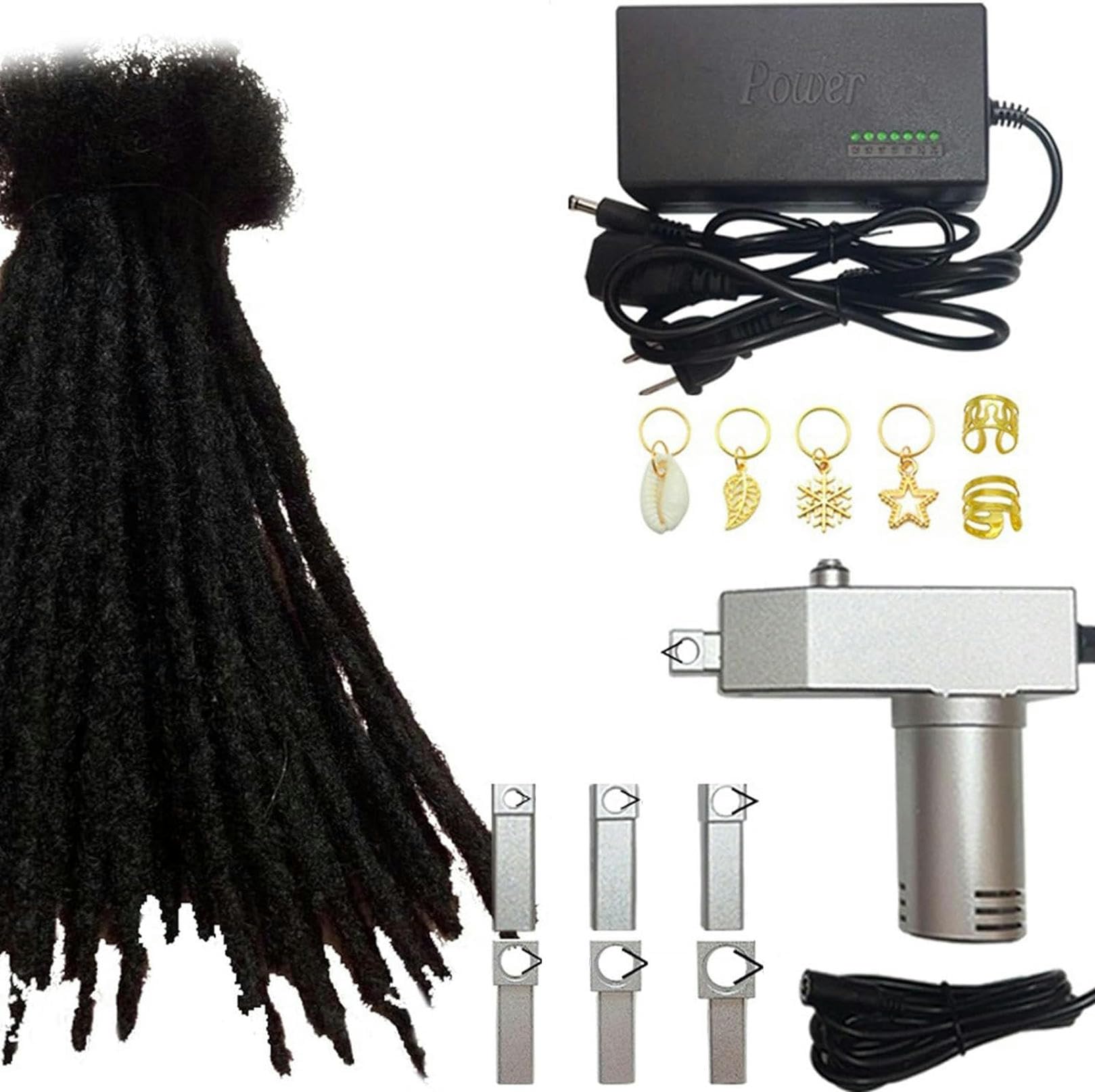 Machine tressage dreadlock avec 6 têtes pour extensions rapides