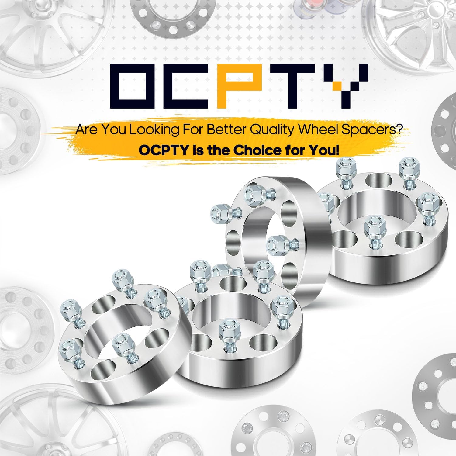 OCPTY 5x4.5 Wheel Spacers 1.5" Wheel Spacers Adapter 5x114.3 Thread 12x1.25 Hub Bore 82.5mm fit for Nissan Altima 350Z for Infiniti Q50 G35 (4PCS)