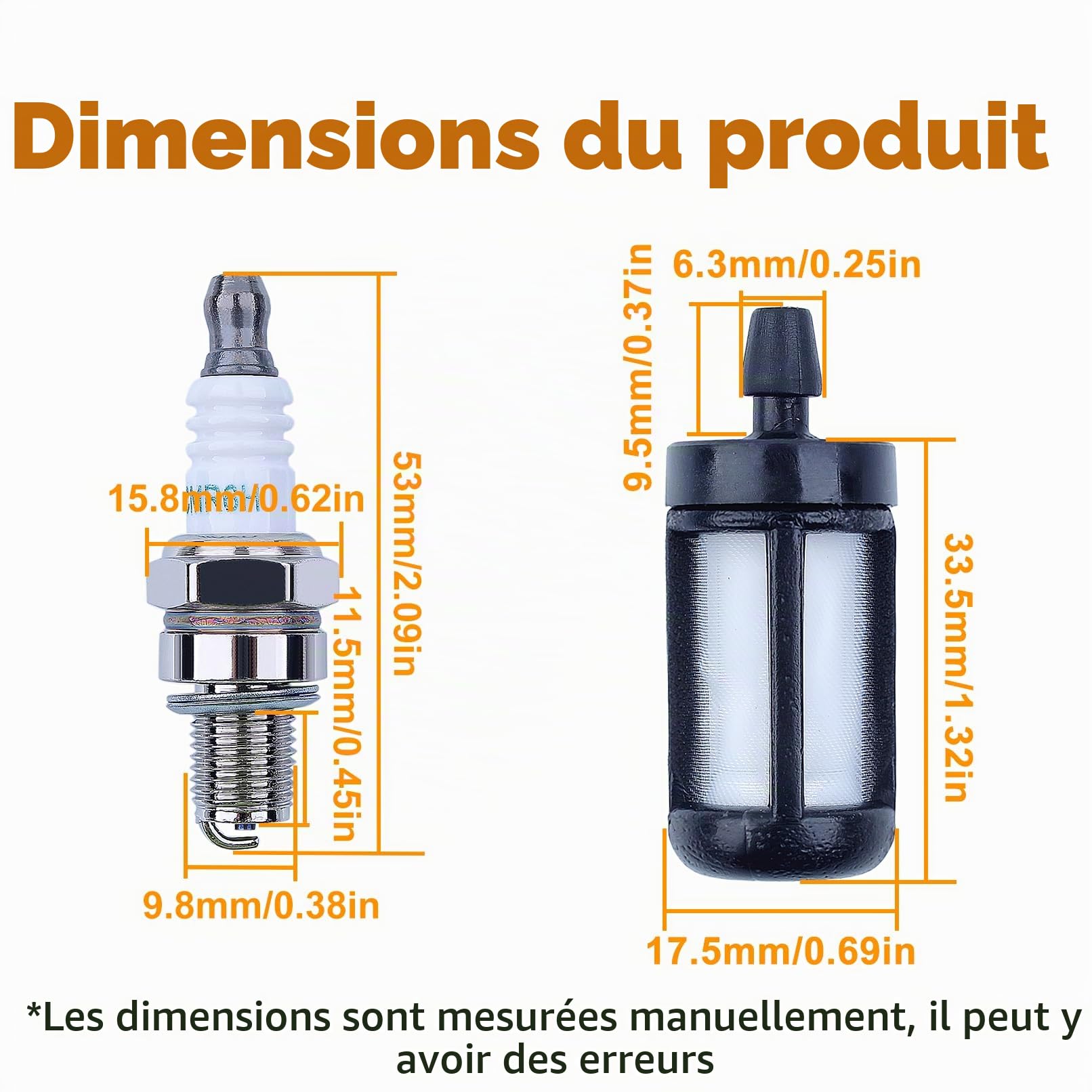 Kit de piston cylindrique 42 mm pour Stihl FR410C-E FS260 FS260C-E FS260C-EZ FS260R FS260RC-E FS261 FS261C-E FS261C-EZ FS410, remplacement OEM 4147 020 1207