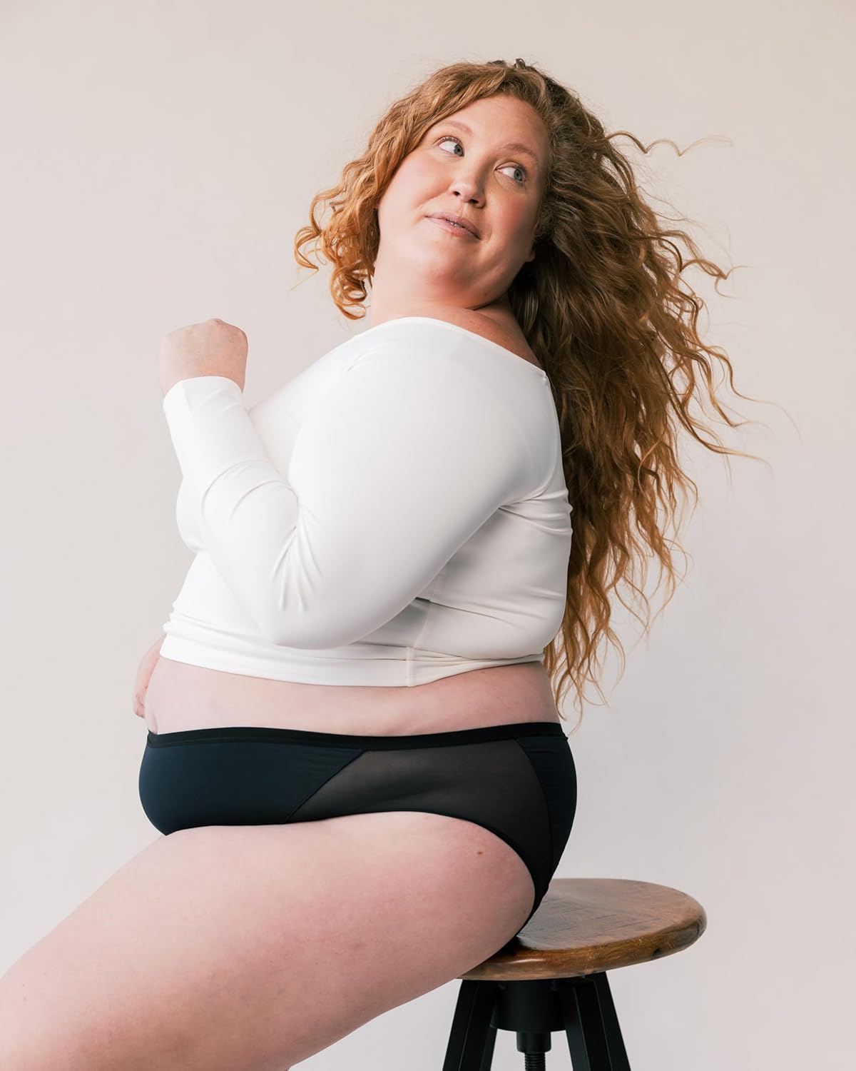 saalt Mesh Bikini Period Underwear - Leakproof Underwear for Women - Low-Rise Bikini Fit - Sustainable & Breathable Fabric - Image 8