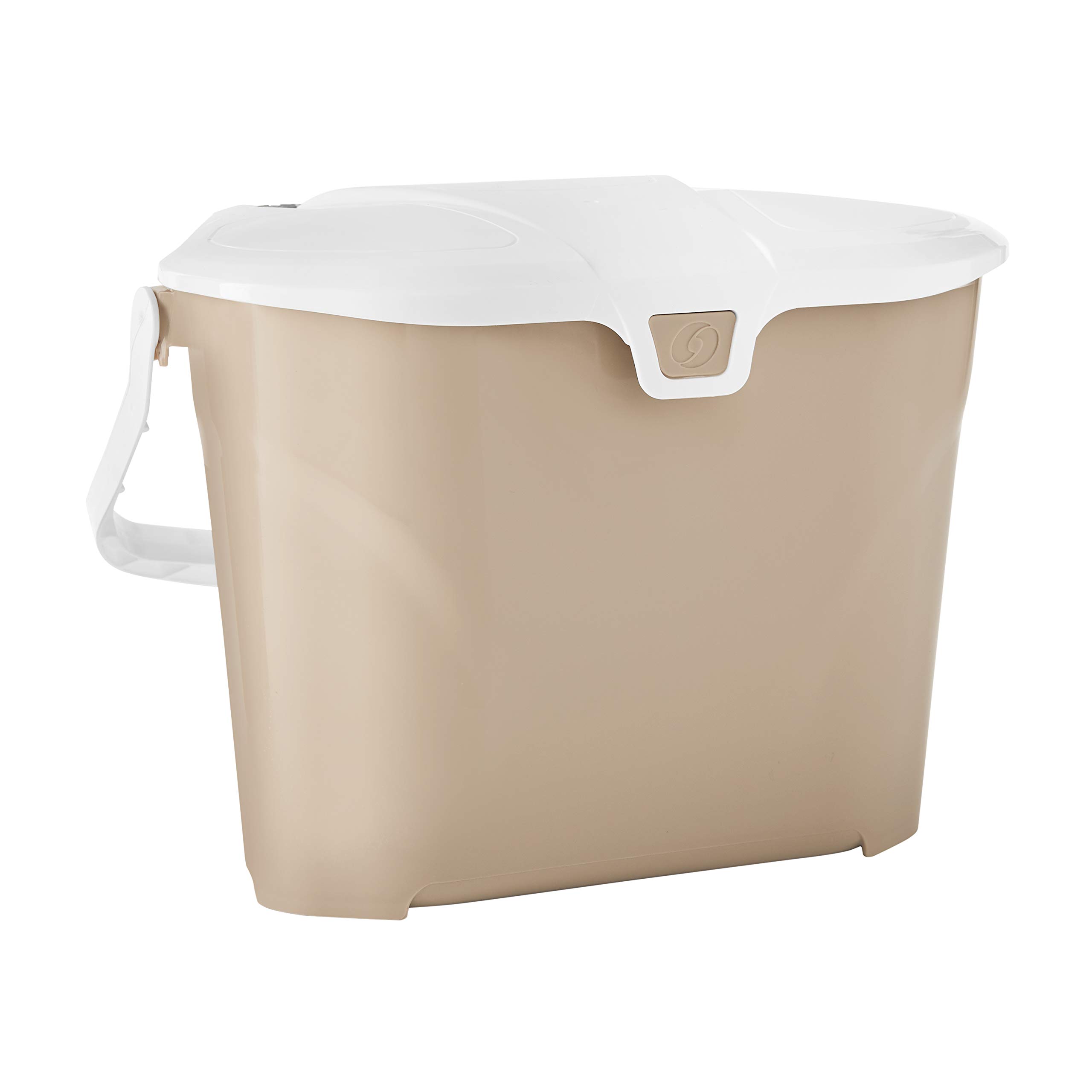 The Scrap Saver, 1.8 Gallon Large Capacity, Odor Reducing Kitchen Caddy, Beige (PGSS7L)
