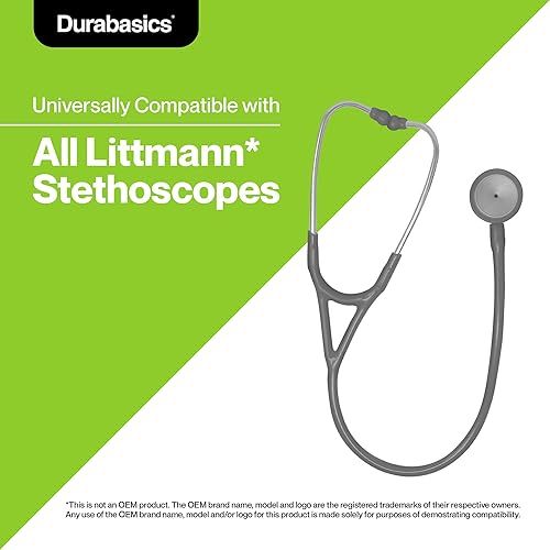Miniatura 3 de Durabasics Reemplazo de puntas de oreja para estetoscopio Littmann - Compatible con puntas de repuesto Littman, piezas de estetoscopio, piezas de