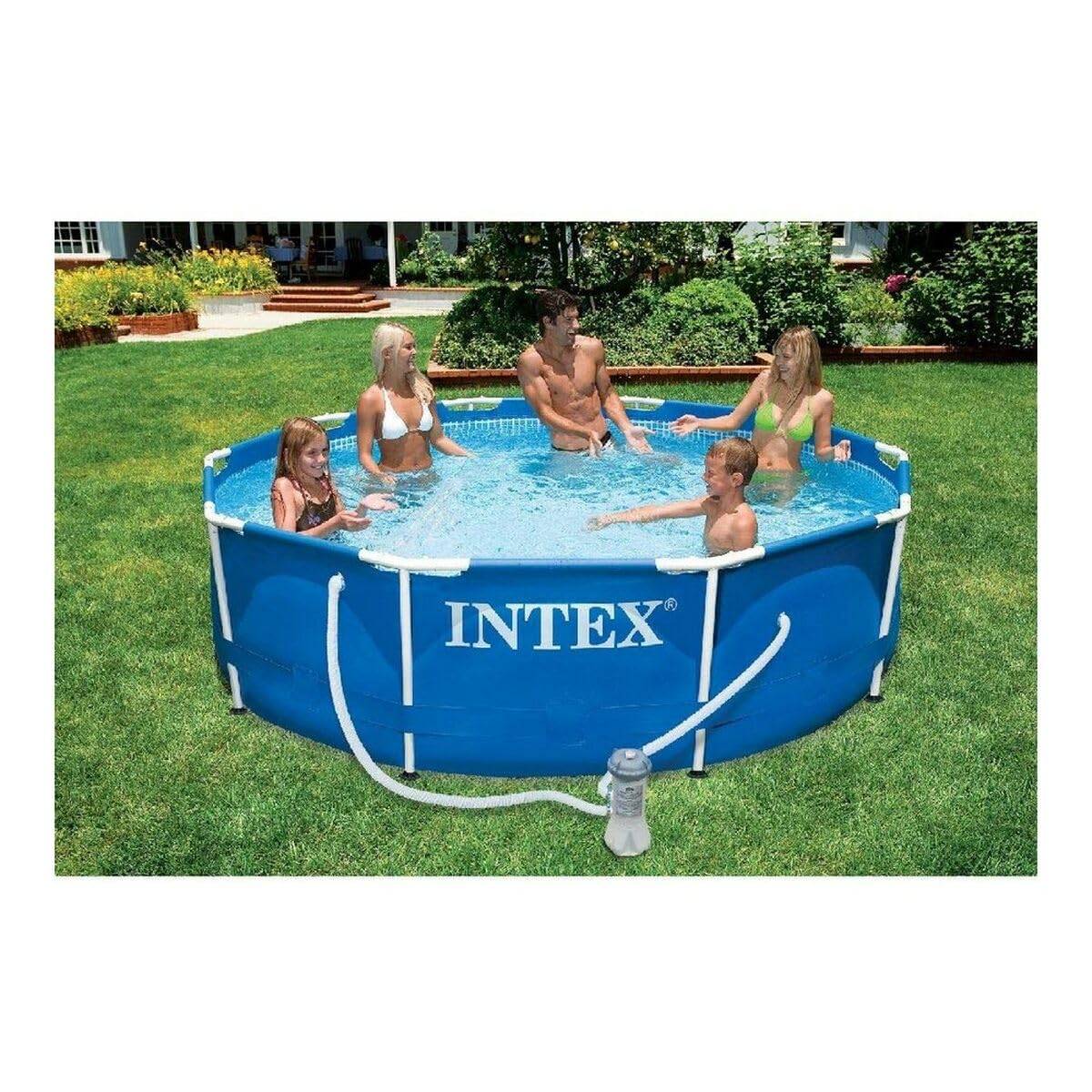 10Ft X 30In Metal Frame Pool Set