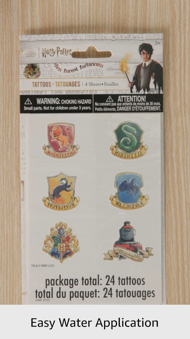 32 Harry Potter Lightning Scar Temporary Tattoos - Party Favors, Rewards, Gifts 3 thumbnail image