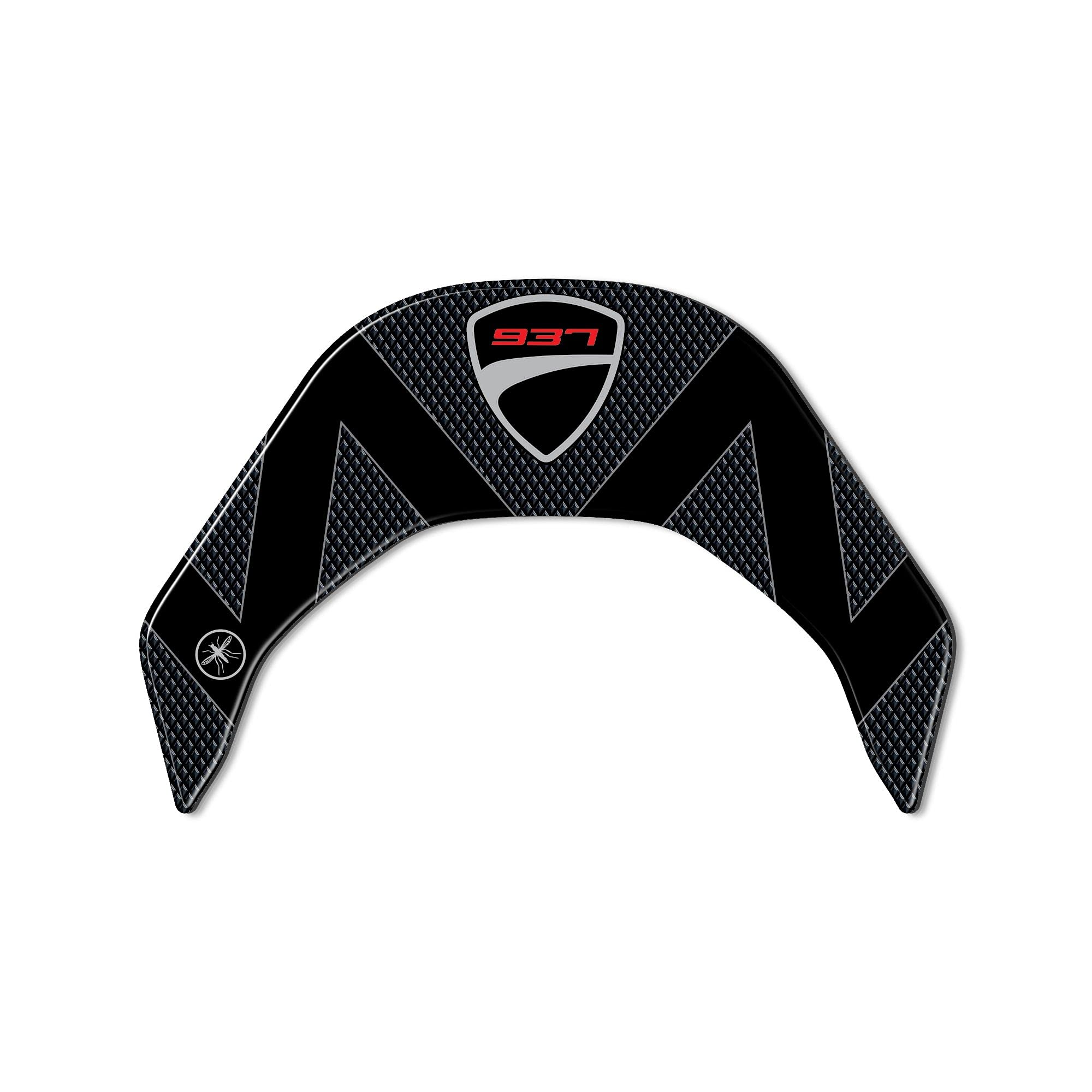 labelbike - 3D Resin Sticker Decoration and Protection of Motorcycle Ignition Key Area Compatible with Ducati Monster 937 2021-2024