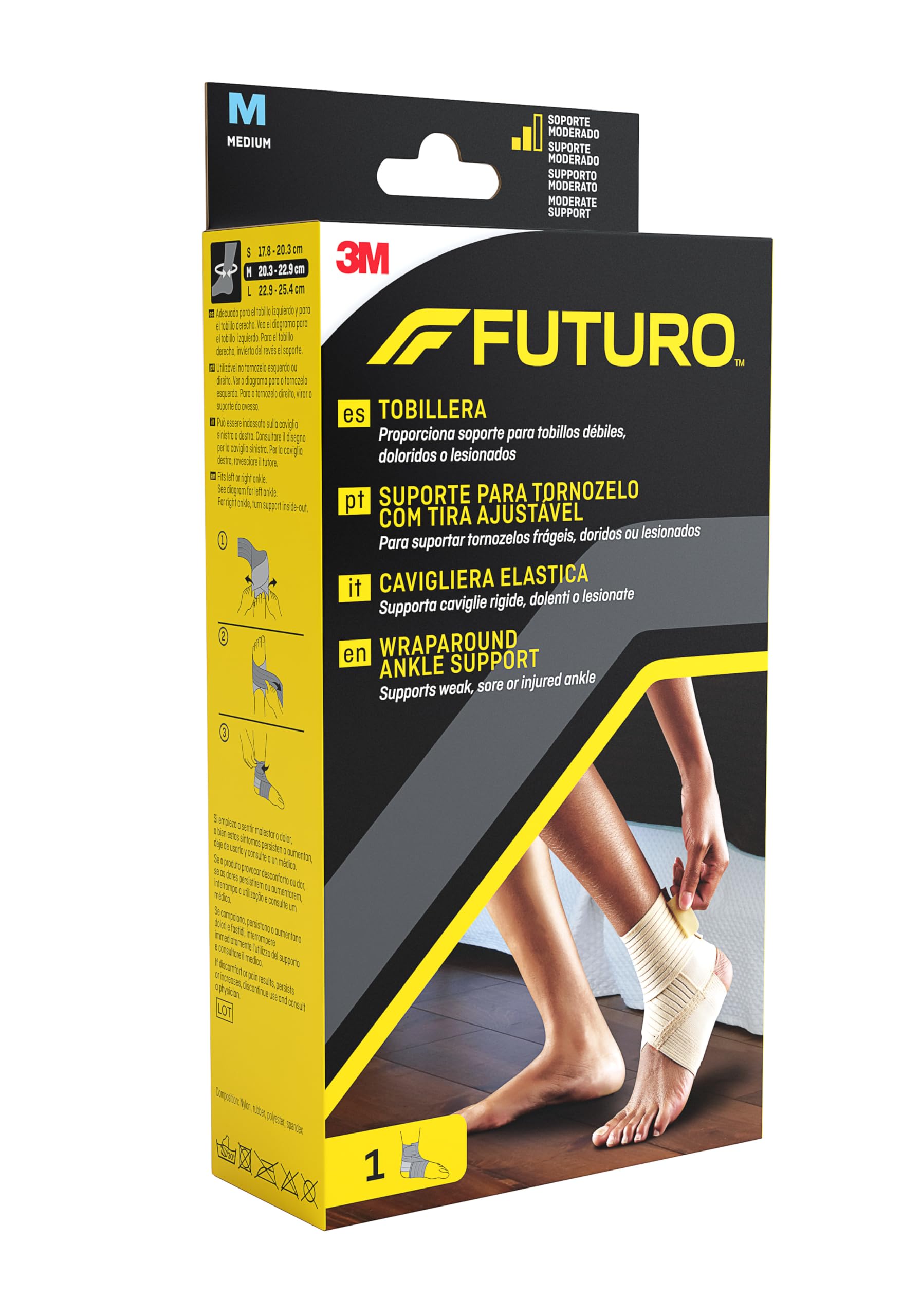 Futuro 47875IE Cavigliera Elastica, M
