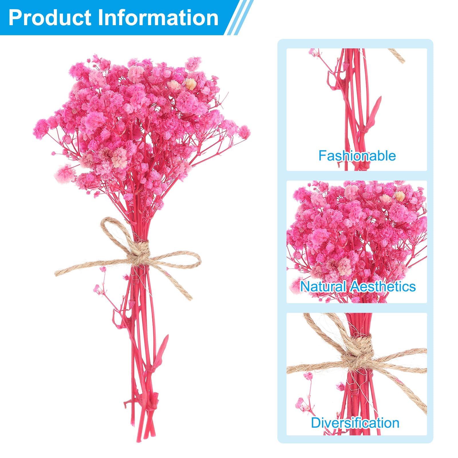 PATIKIL Mini Dried Flower Bouquet - Image 3
