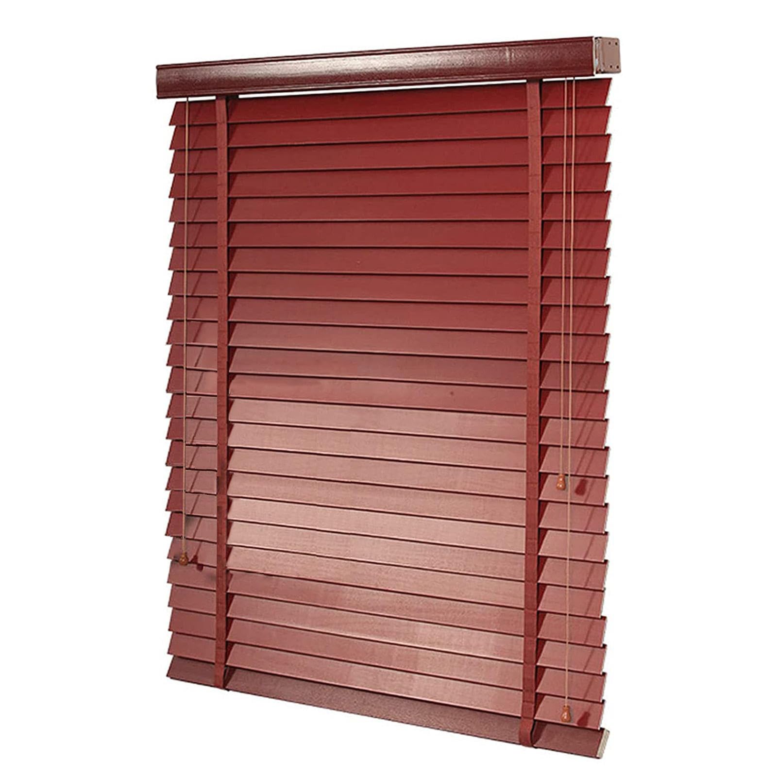 Persianas venecianas de madera genuina con acabados de alta calidad para ventanas