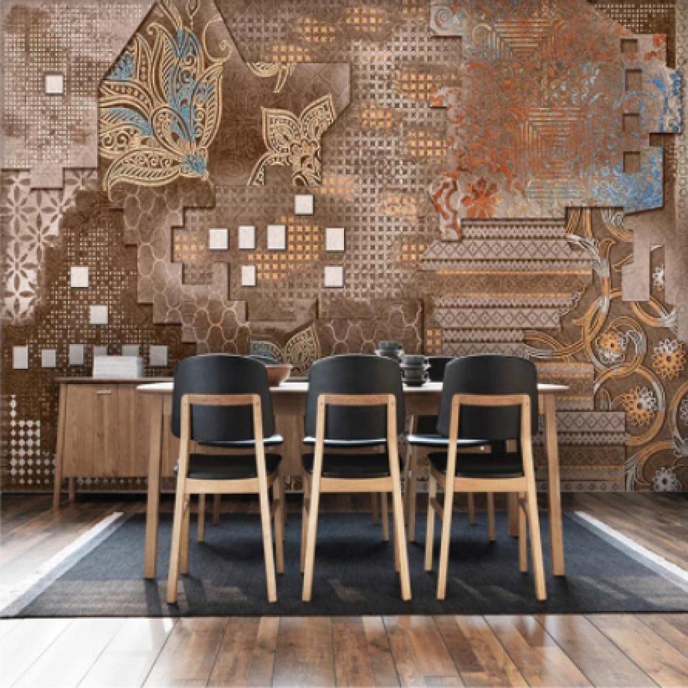 Nordic Tv Hintergrund Tapete Muster Retro-Backsteinmauer Tapete Wohnzimmer Schlafzimmer 3D Dekoratives Wandbild Film Wandverkleidung 3D Tapeten Tapetenkleister Wohnzimmer Kleister Die 250(B)x175(H) cm