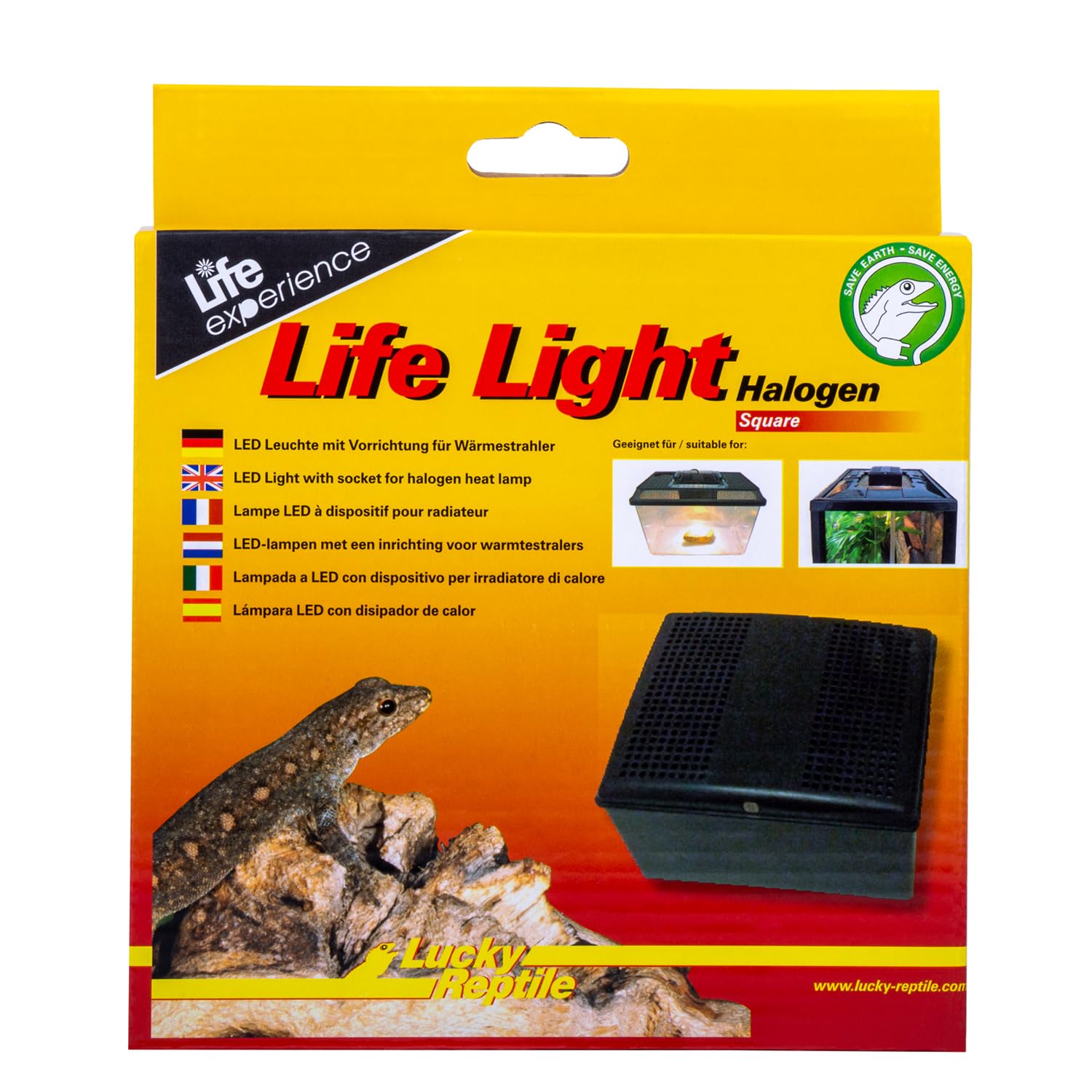 Lucky Reptile LL-3 Life Light - Halógeno Rectangular