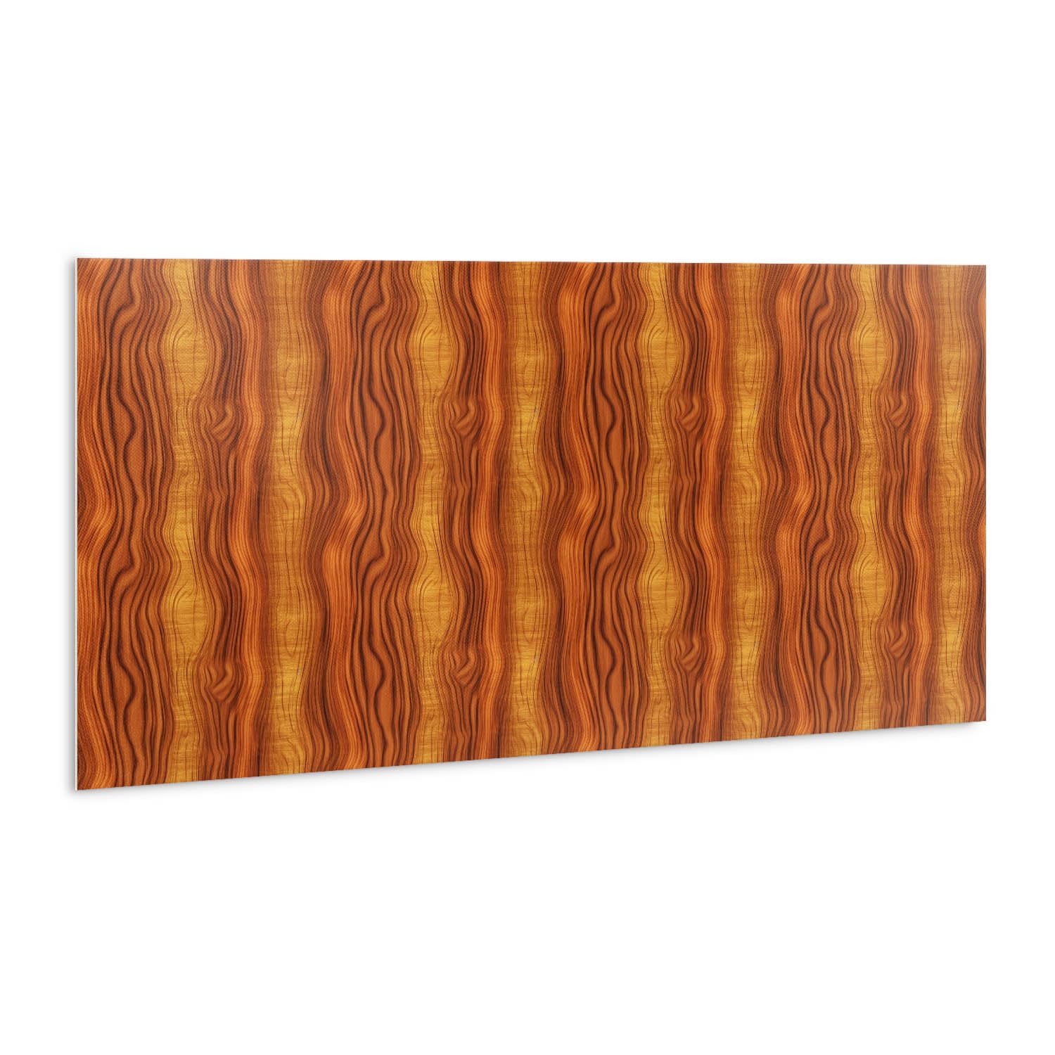 Panneaux autocollants PVC structure bois Tulup 100x50cm pour mur de cuisine