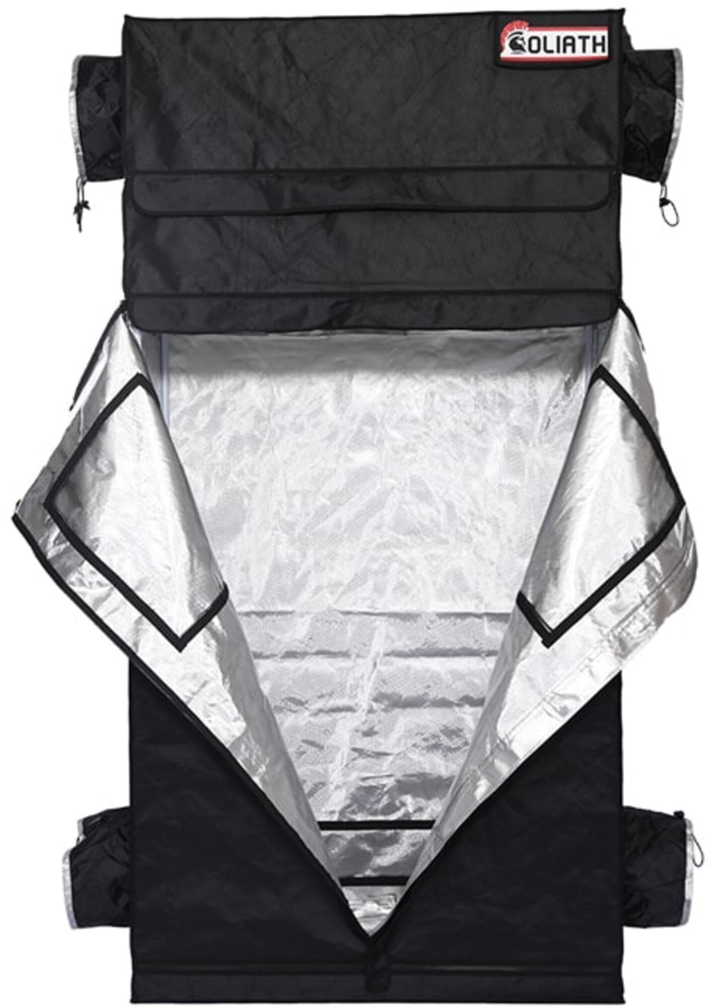 DL Wholesale 2 x 4 Goliath Grow Tent 2FT x 4FT x 6FT 11IN - 7FT11IN Black Steel