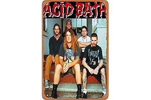 8x12 Inch Acid Bath Poster Retro Metal Tin Sign Home Bar Man...