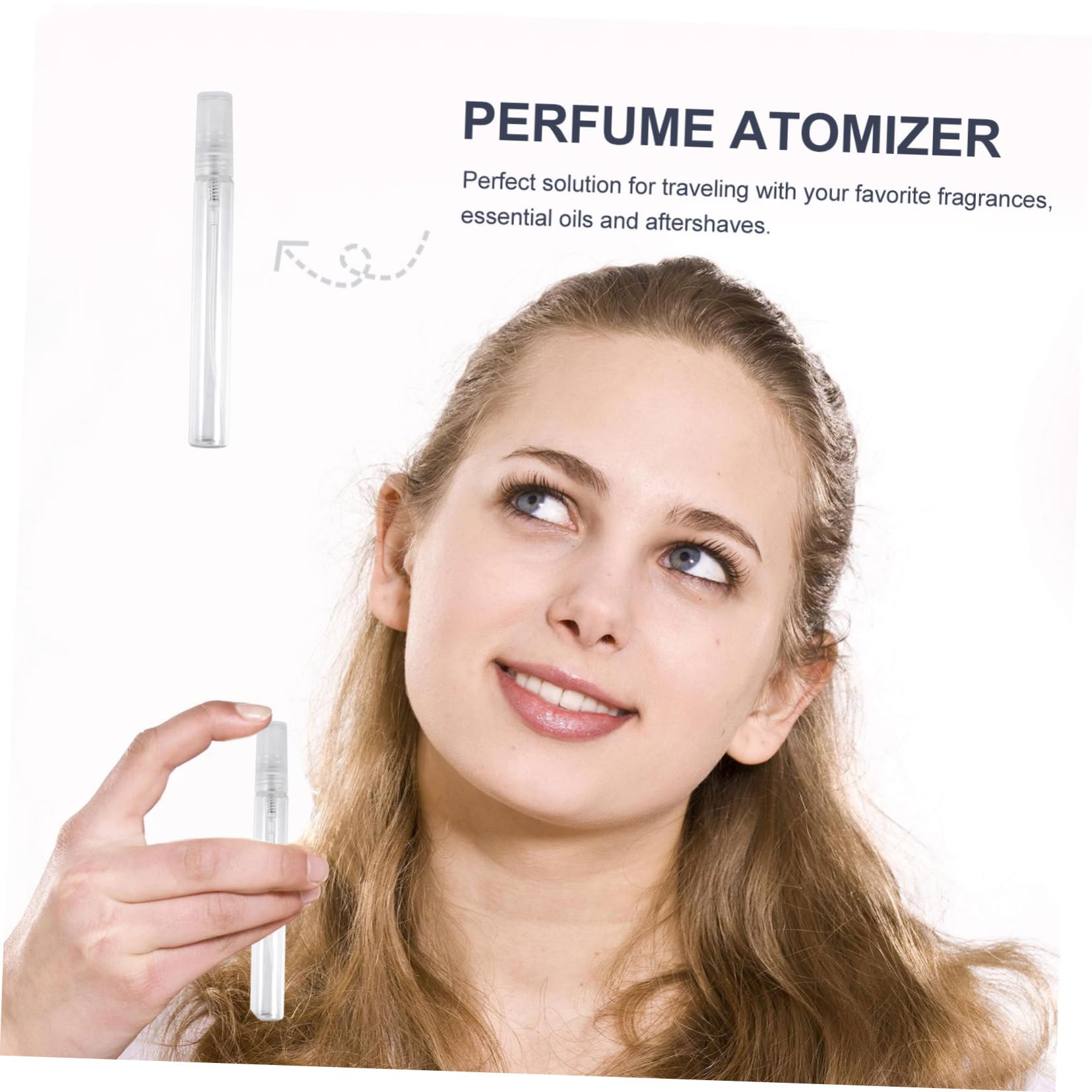 36 Pezzi Contenitori Spray Vuoti Ricaricabili in Vetro Trasparente Per Profumi e Cosmetici Compatti Per Borsa e Viaggio