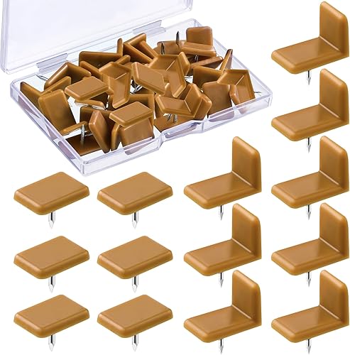 Miniatura 8 de Tapones de plástico para cajones y toboganes para cajones de aparador en tachuelas de cajón de plástico deslizante para reparar aparadores,