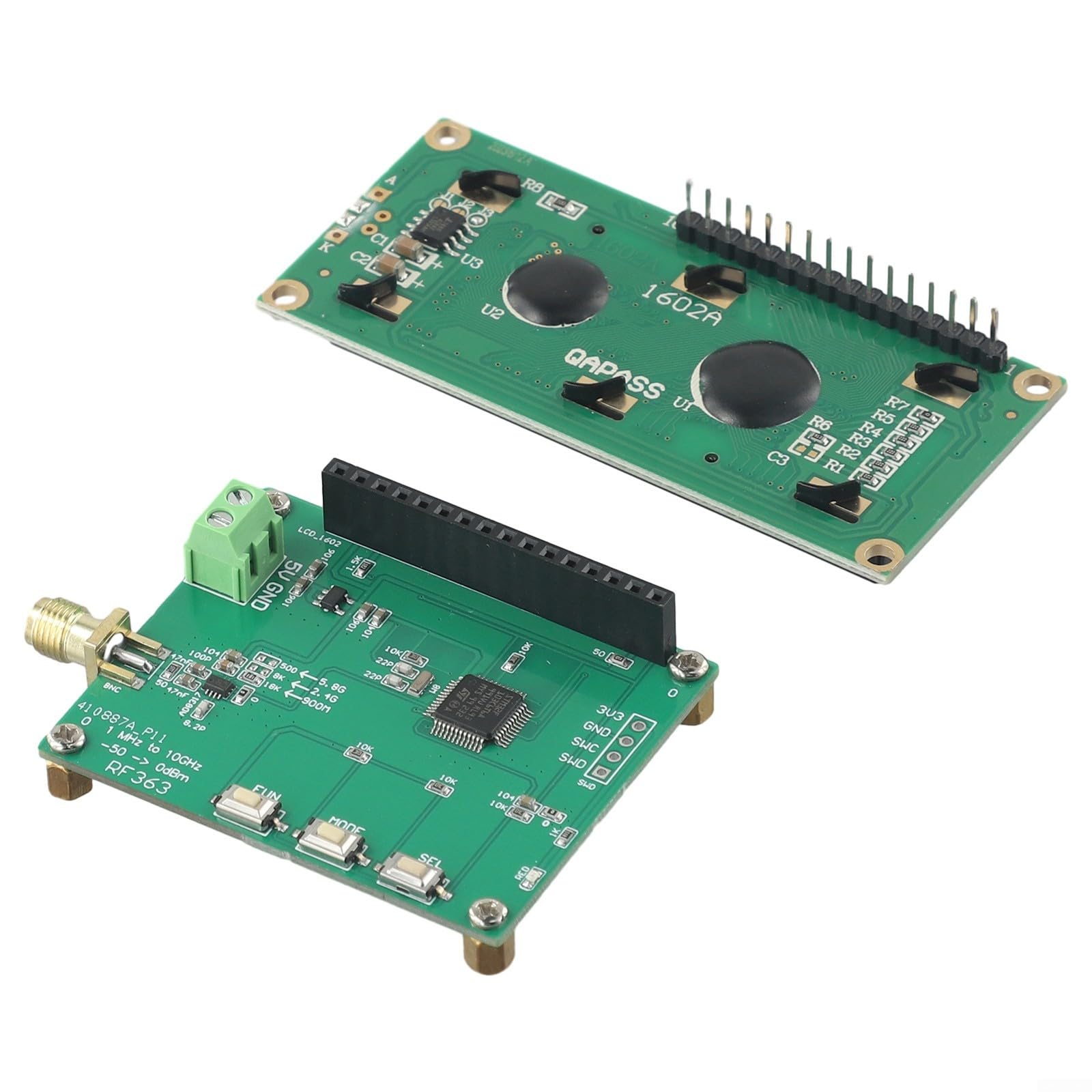Misuratore di potenza RF Calibrazione Misurazione di potenza RF 1MHz a 10GHz Gamma di potenza regolabile di -50 ~ 0dBm Misurazione di radiofrequenza a pulsante
