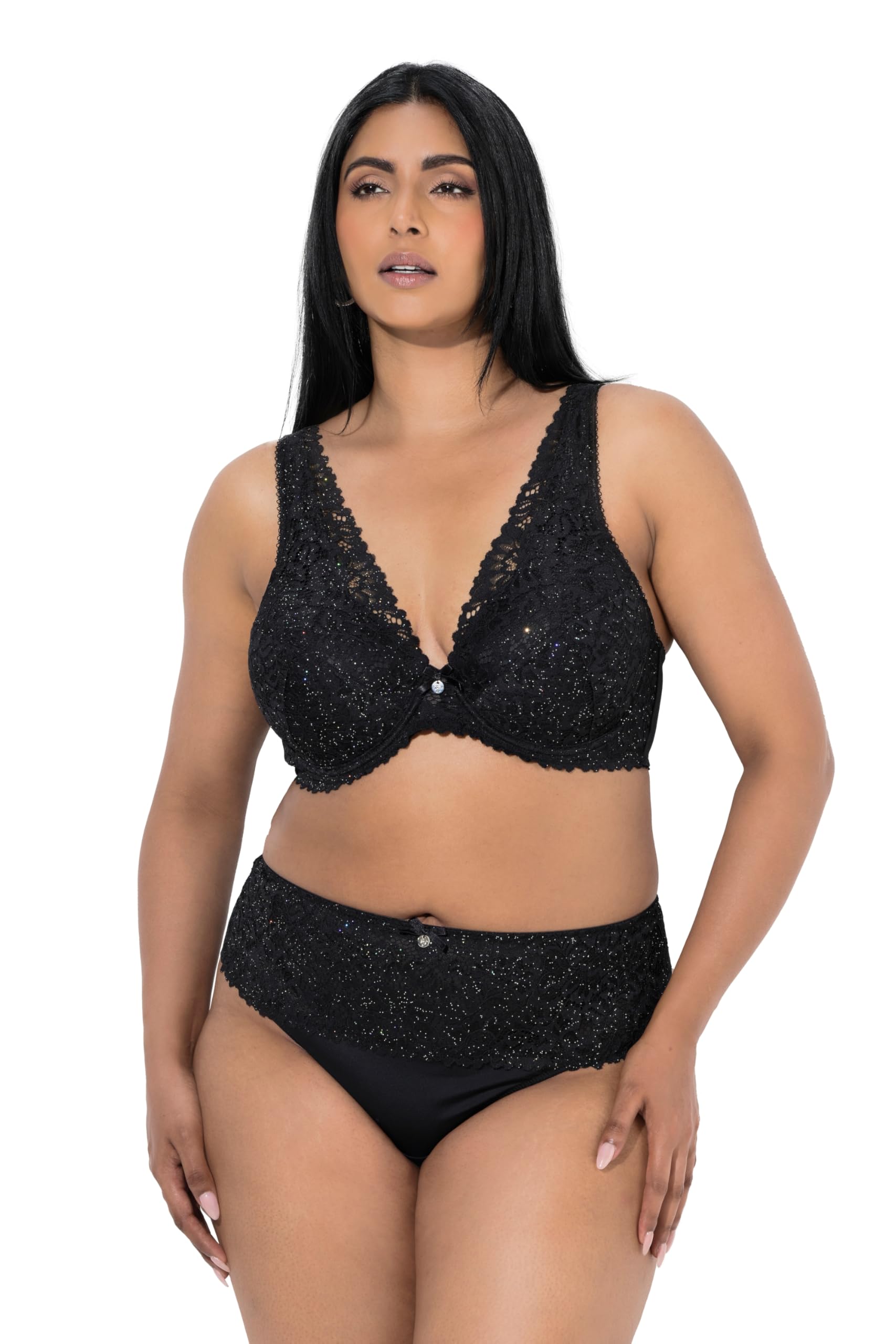 Ulla Popken TruYou by Damen große Größen Übergrößen Plus Size TruYou by Bügel-BH, Spitze, Softcups 837944
