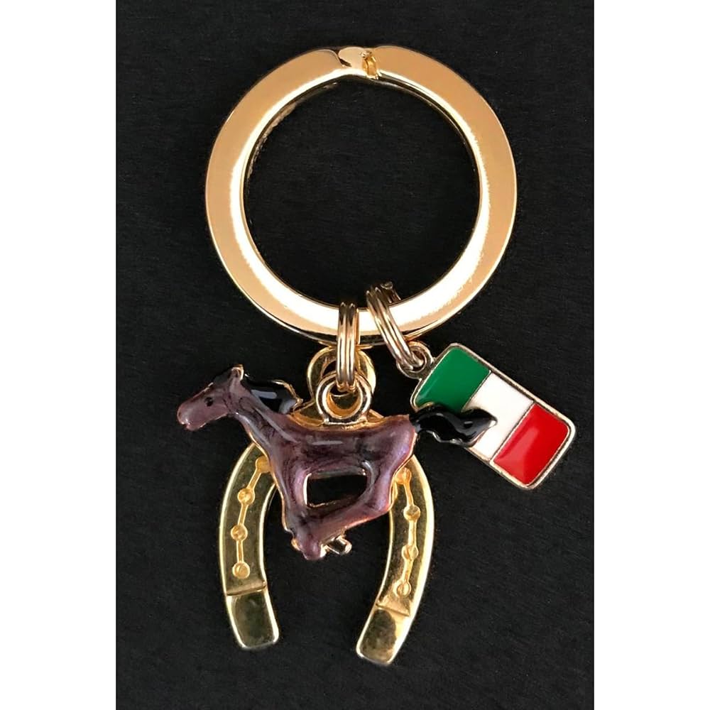 キーリング　馬蹄 新しいオートバイキーチェーンリング炭素繊維金属キーホルダー