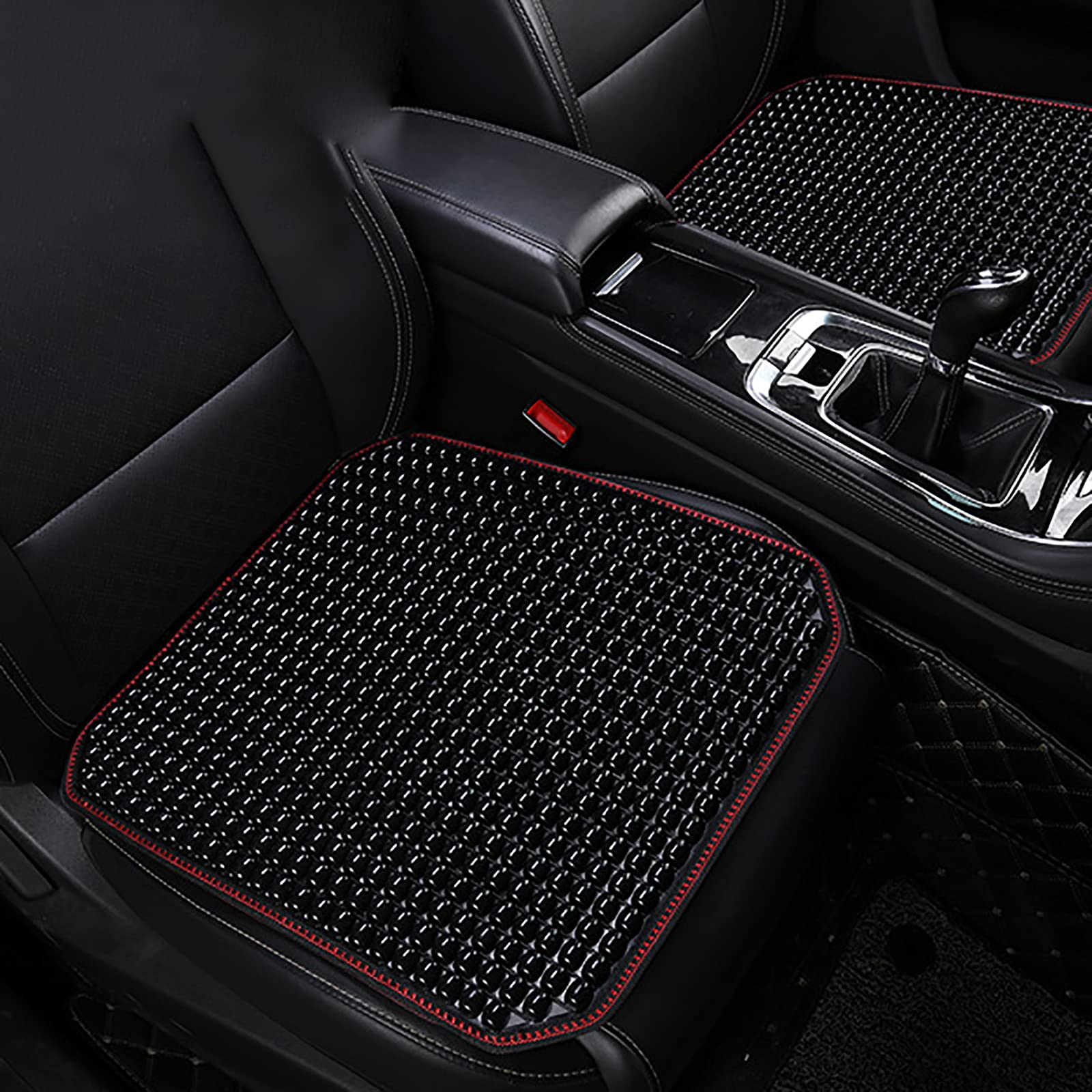 Cojín de Asiento de Madera - Cojín de Asiento de Madera Natural de Masaje de Coche Cojín de Asiento de Motocicleta de Coche de Masaje para la máxima relajación, 1 Piezas