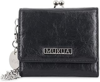 [ムルーア] MURUA (ムルーア) FRAME METAL 口金ミニ財布 MR-W1362 ブラック FREE