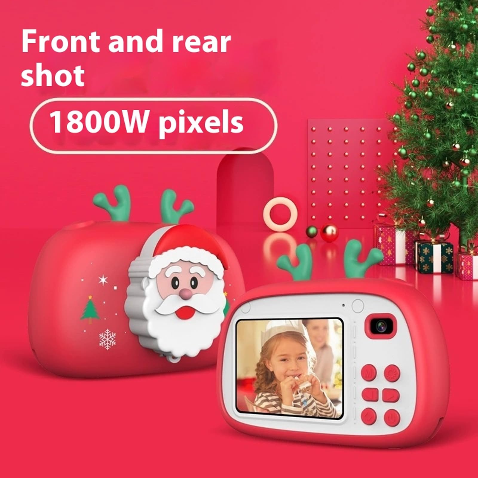 Fotocamera digitale a stampa immediata per bambini con doppio da 18 720P e batteria ricaricabile incorporata per scoperte creative Fotocamera a stampa immediata adatta bambini