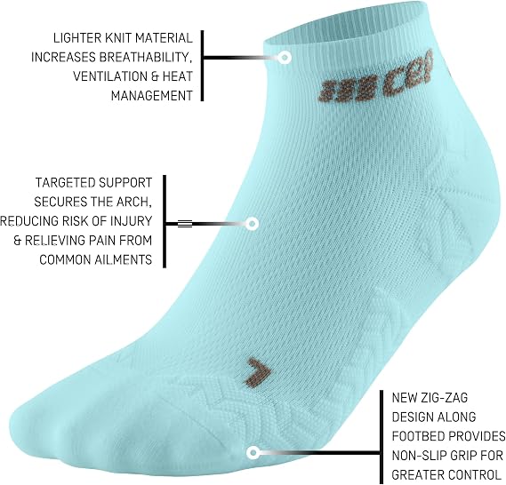 CEP 2024 Ultralight Low Cut Socks for Men - Lightweight Athletic Compression Ankle Socks with Ultimate Breathability