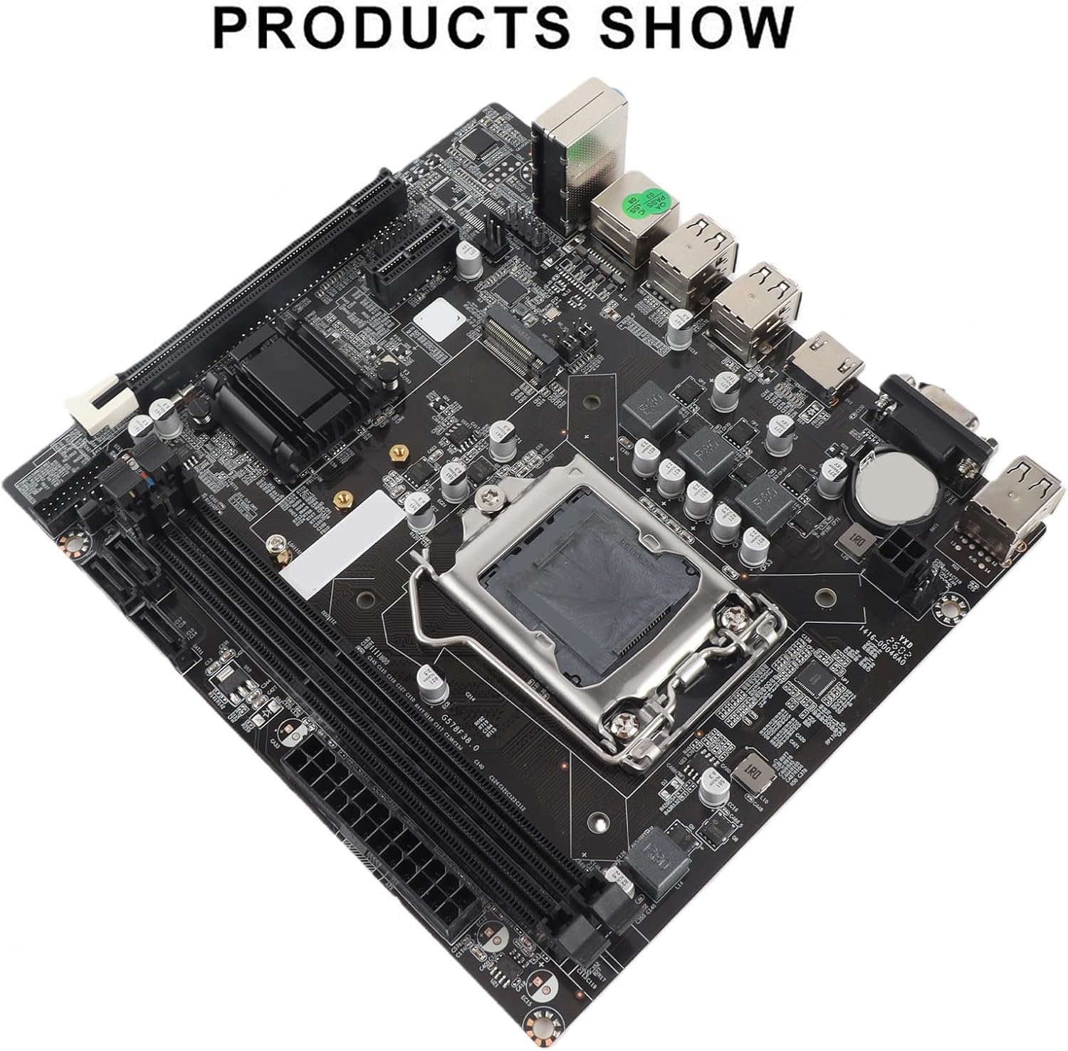 Micro ATX Motherboard, LGA 1155 CPU Slot, Channel DDR3, M.2 NVMe NGFF, HD VGA Output, 3 Phase Power