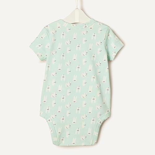 Miniatura 5 de Tienda Essentials x Sofia Grainge Unisex Babies' Side Snap Short Sleeve Bodysuit, Pack of 3
