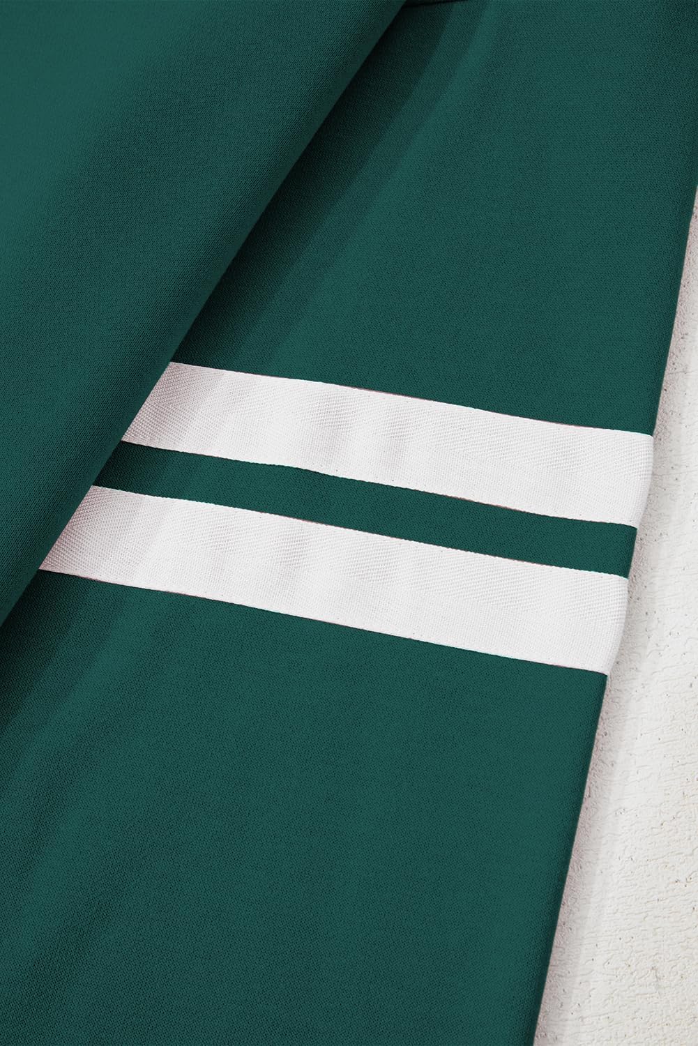 OCSTRADE Womens Pullover Sweatshirts Varsity Striped Long Sleeve Drop Shoulder Oversized Sweat Tops - Image 6