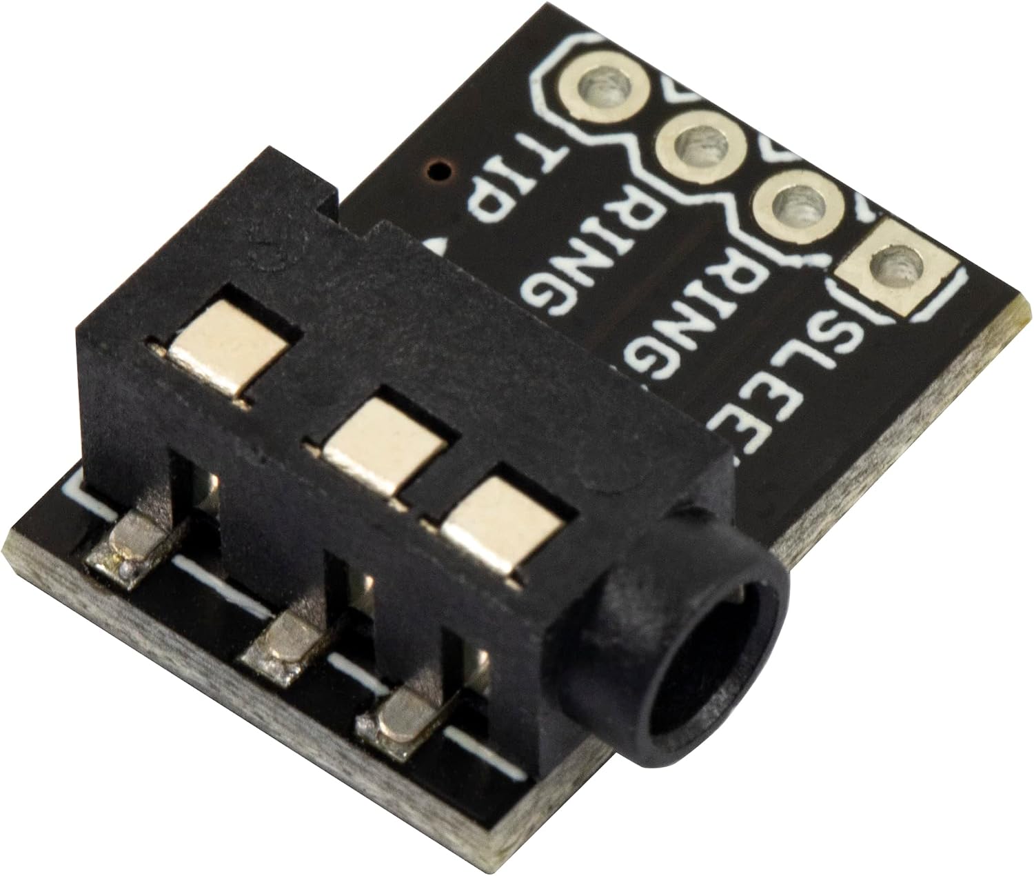 TRRS 3.5mm Jack Breakout Board with 2 Types Pin Headers Audio Video Headphone MP3 Jack Module for Arduino (Pack of 10pcs)