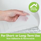 Duck EasyLiner Clear Classic Non Adhesive Shelf Liner, 20 in x 24 Ft 1 Roll – view 4