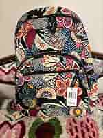 新品タグ付き Vera Bradley 花柄リュック キルティング Amazon.co.jp: #ヴェラブラッドリー#Vera Bradley#リュック#花柄