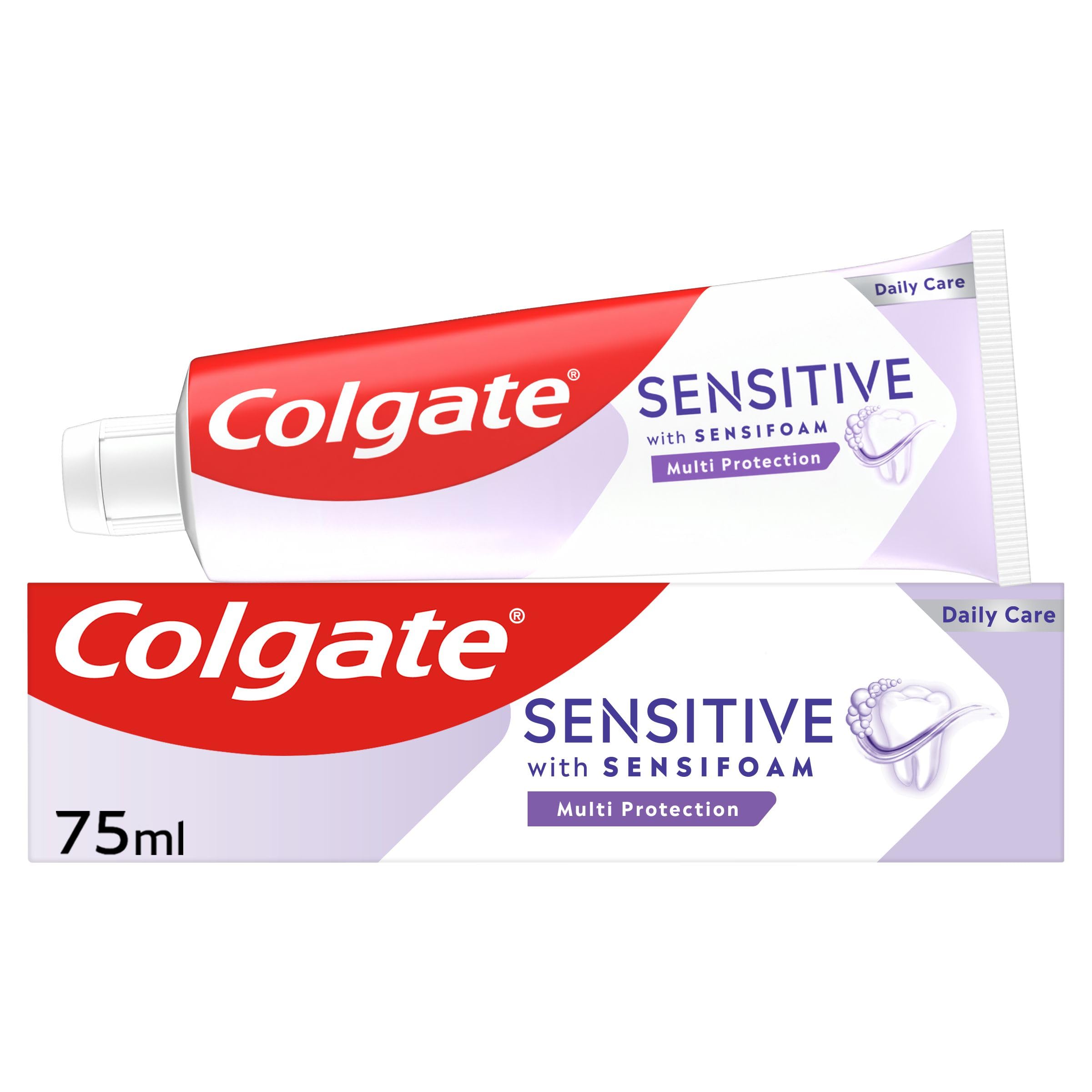ColgateSensitive with Sensifoam Multi Protection Toothpaste 75ml - Fluoride Toothpaste - Cavity Protection