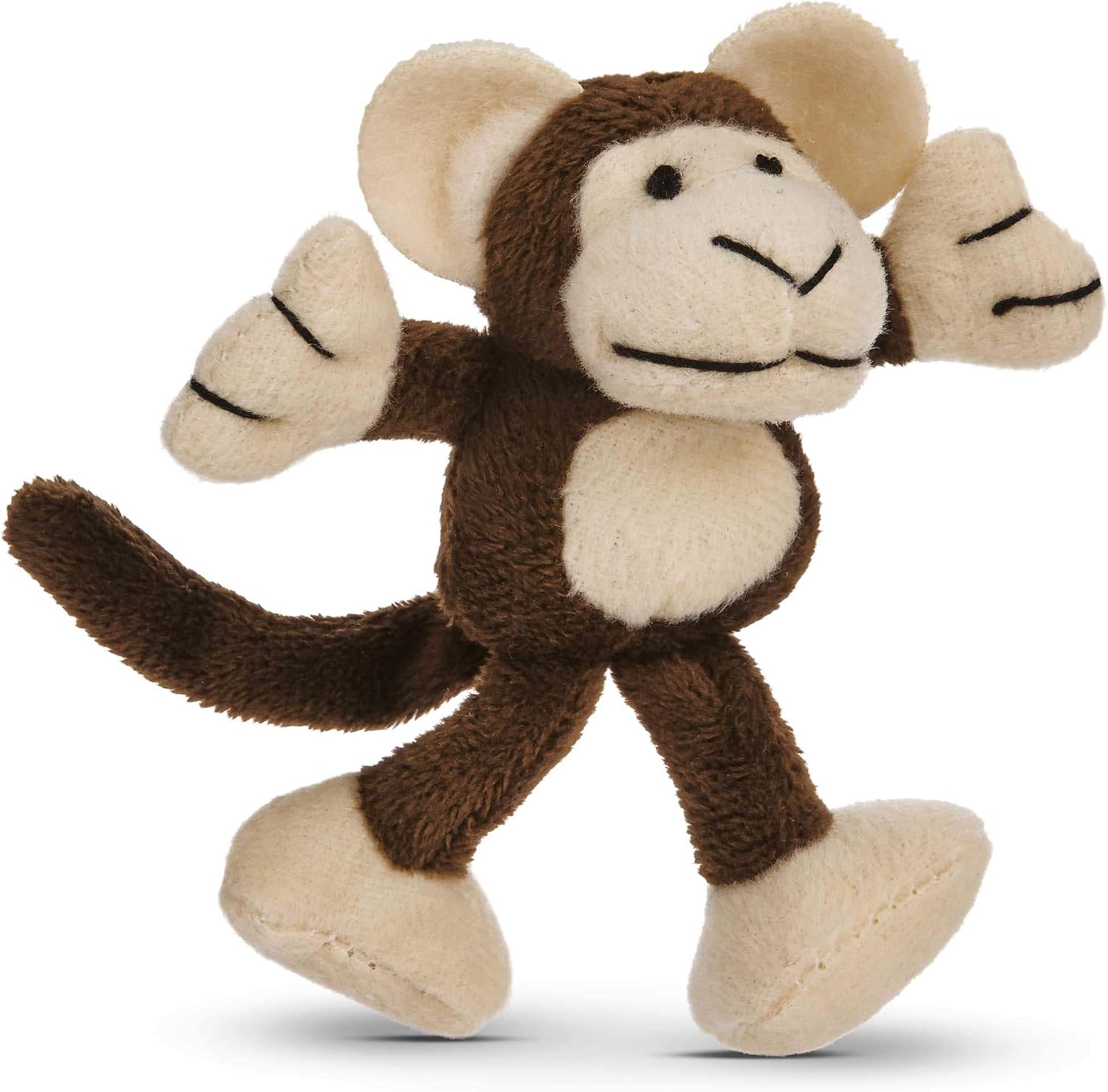 Leaps & Bounds Cuddle Monkey Catnip Cat Toy, 4.5" Length