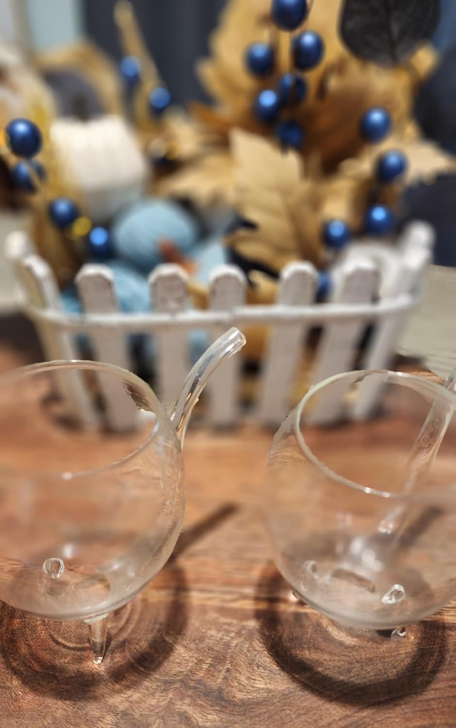 Farmhouse Cottage BOHO CHIC Holiday Basket Table Centerpiece (Illuminated)