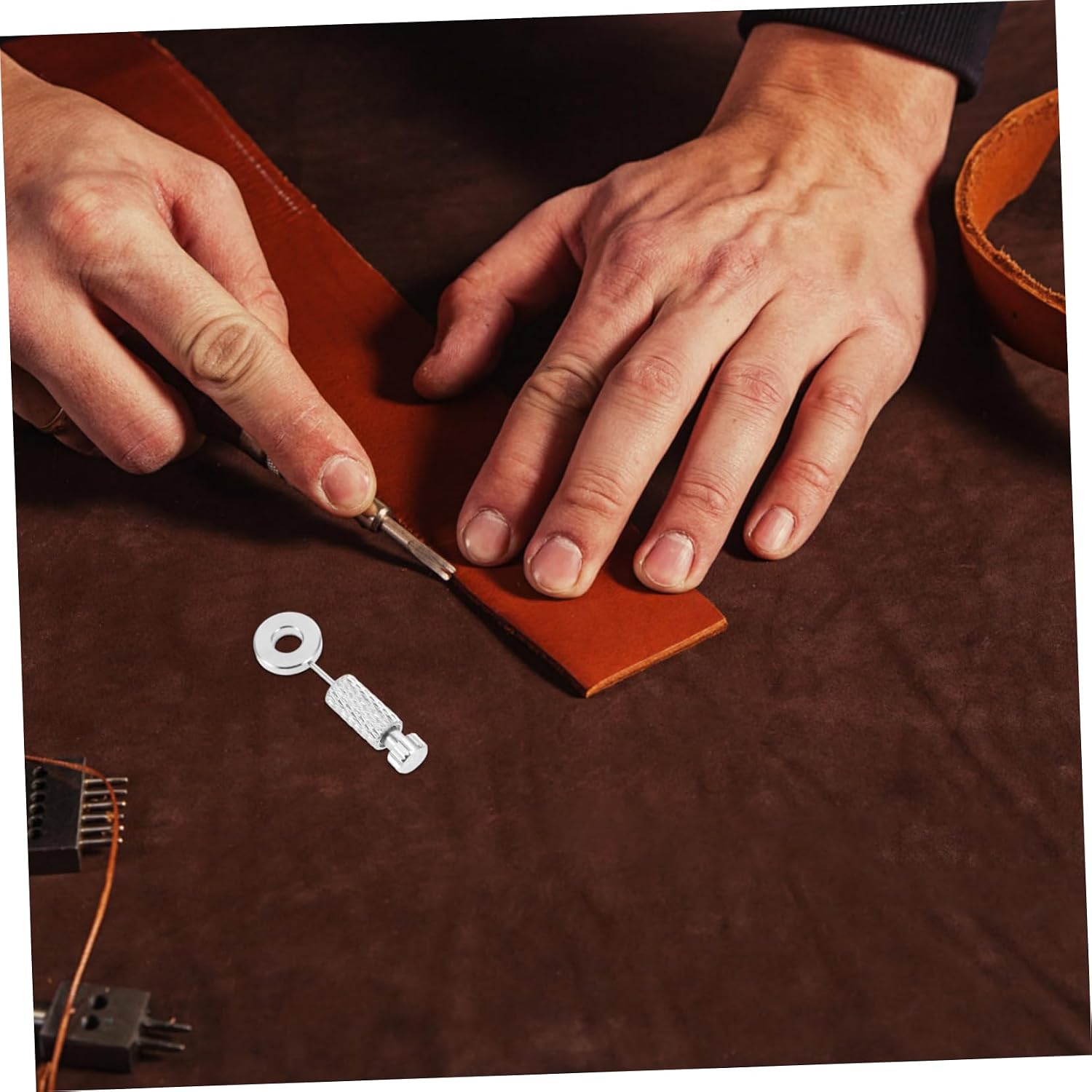 ULDIGI Leather Positioning Pins for DIY Leathercraft Stitching Fixed Needle for Professional Hand Sewing and Precision Crafting