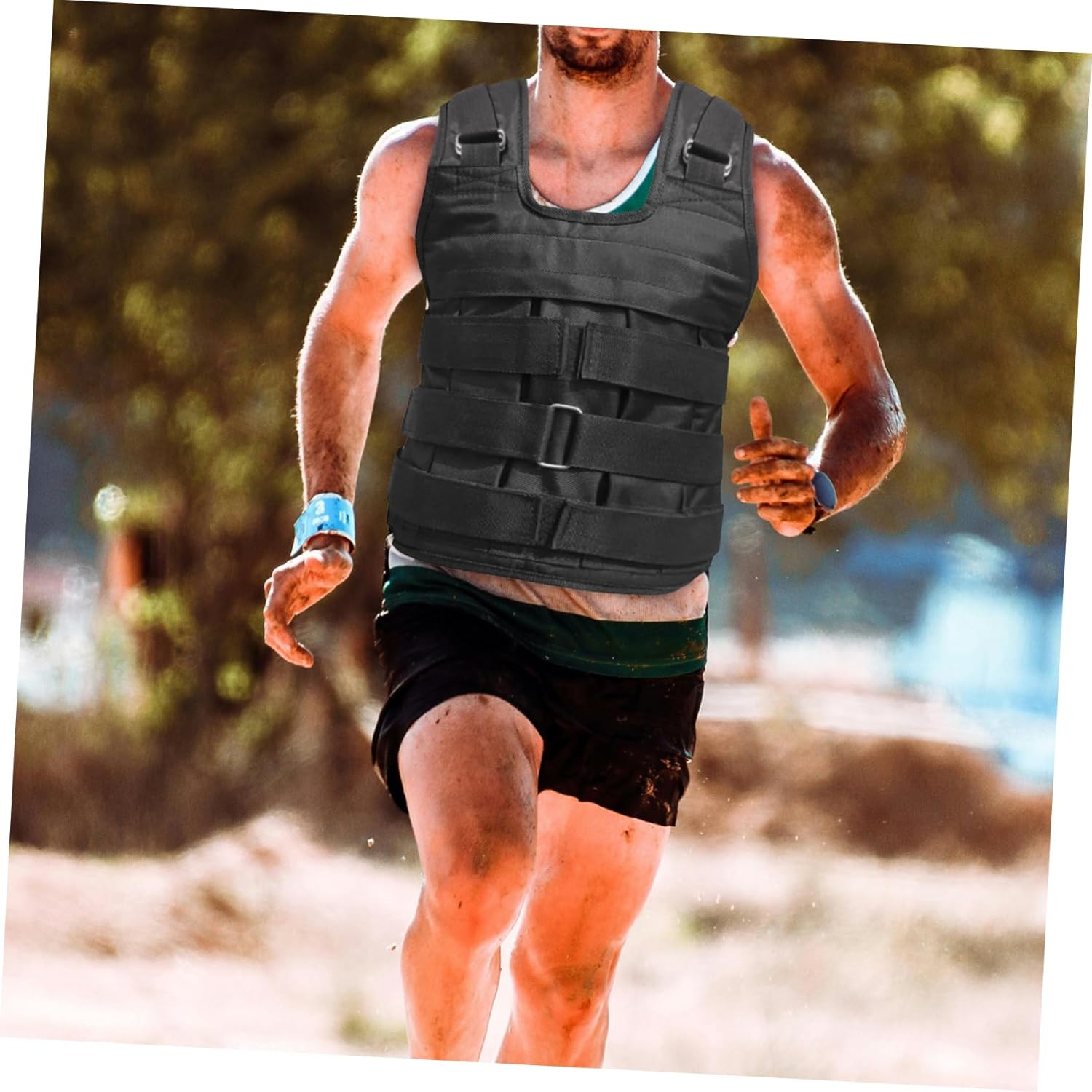 Adjustable Weighted Vest for Men and Women Durable Gym Weight Vest for Running Strength Training and Fitness Activities Maximum Load Enhances Workout Intensity