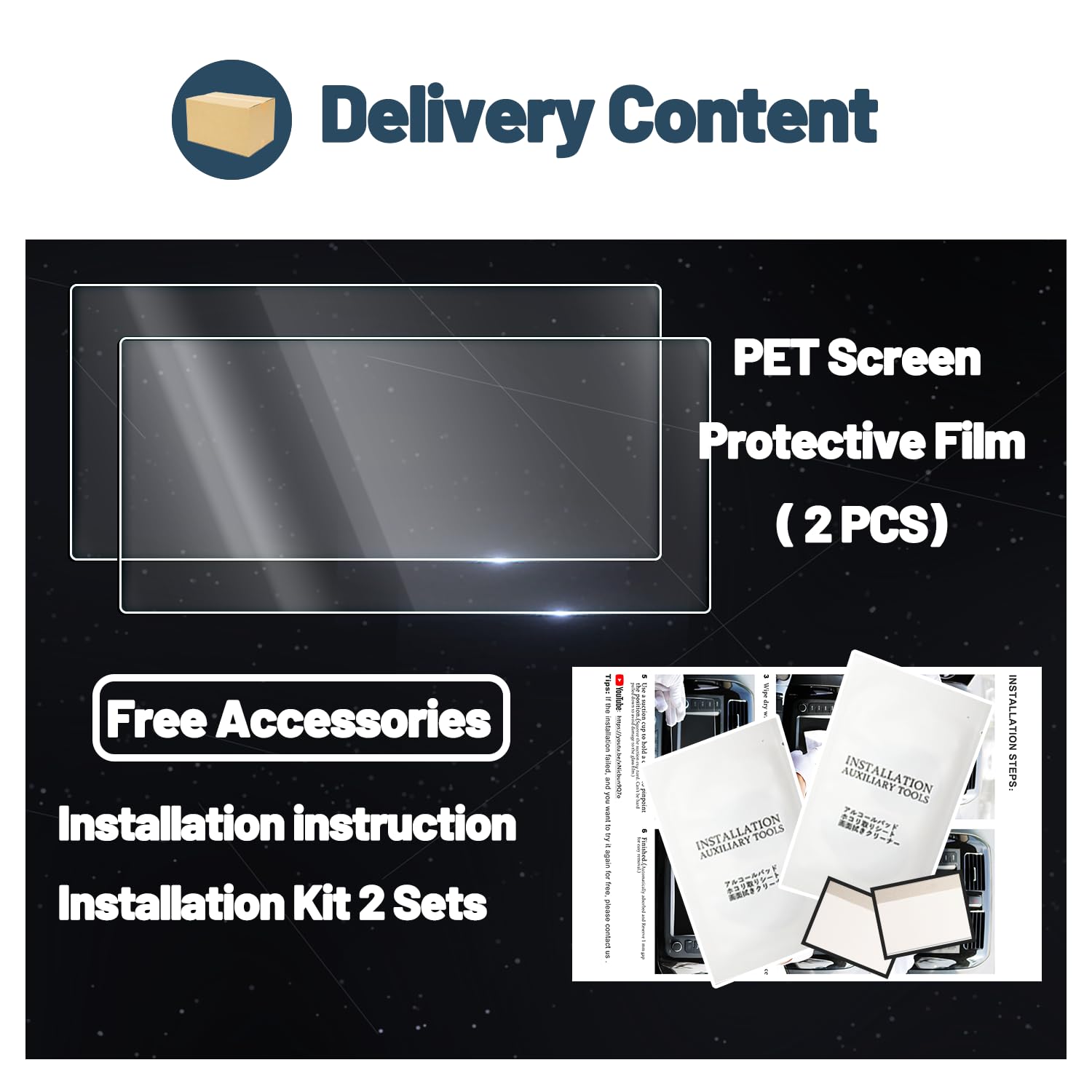 Film Protection écran Navigation MG ZS EV 2022-2024 – 10,1 Pouces – Dureté 6H Anti-rayures – Lot De 2