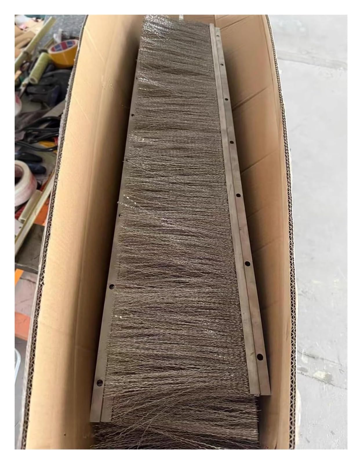 Bande De Brosse Inférieure De Porte En Alliage D'aluminium, 39,3 Pouces De Long, 0,8 À 4 Pouces De Hauteur, Plusieurs Tailles