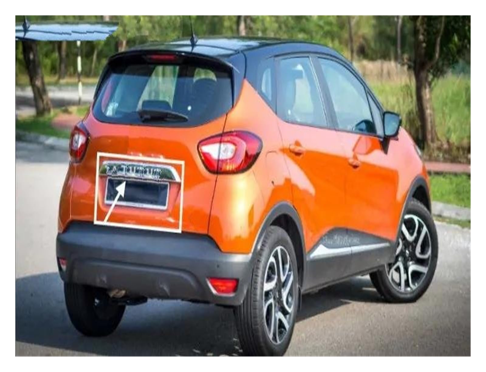Samochodowa kamera cofania pasuje do Captur 2013 ~ 2018 - kamera cofania wsteczna kompatybilna z ekranem RCA